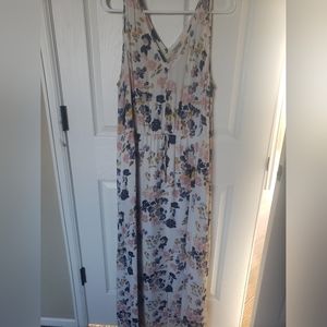 Lucky Brand Women's Watercolor Maxi Dress